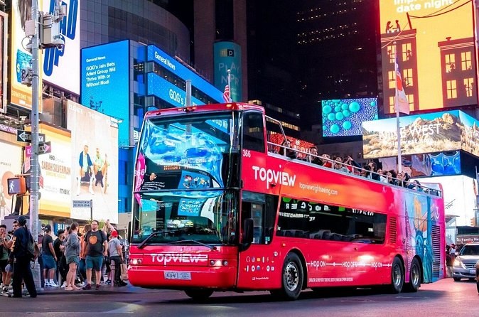 New York Night Tour Open Top Bus Tour