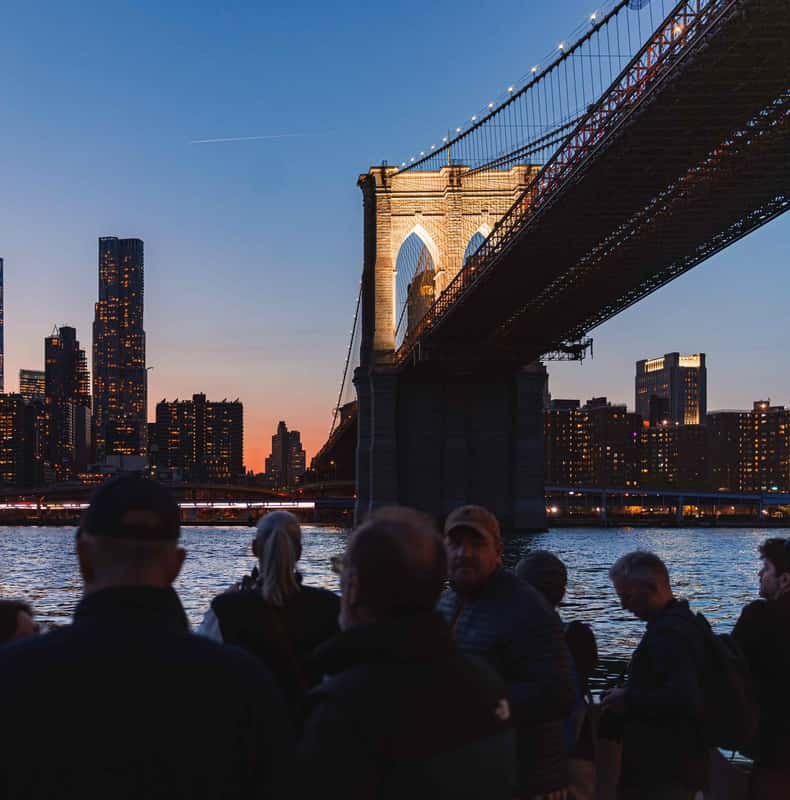 NYC Sunset & Harbor Lights Cruise with Statue of Liberty