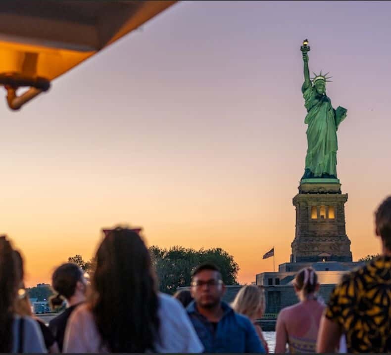 NYC: Statue of Liberty Sunset Cruise Ticket
